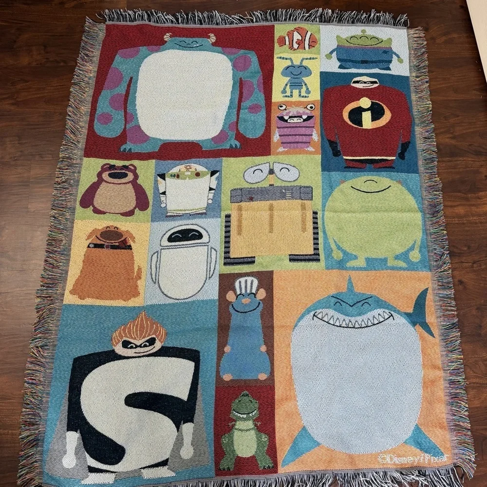 Disney Pixar Character Throw Blanket